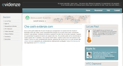 Desktop Screenshot of evidenze.com